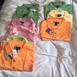 Joseph a bank David leadbetter golf shirts bundle